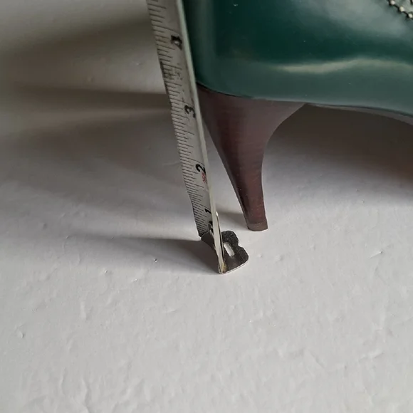 Clarks Women's Dark Green Heels with Bow Detail - Picture 6 of 7